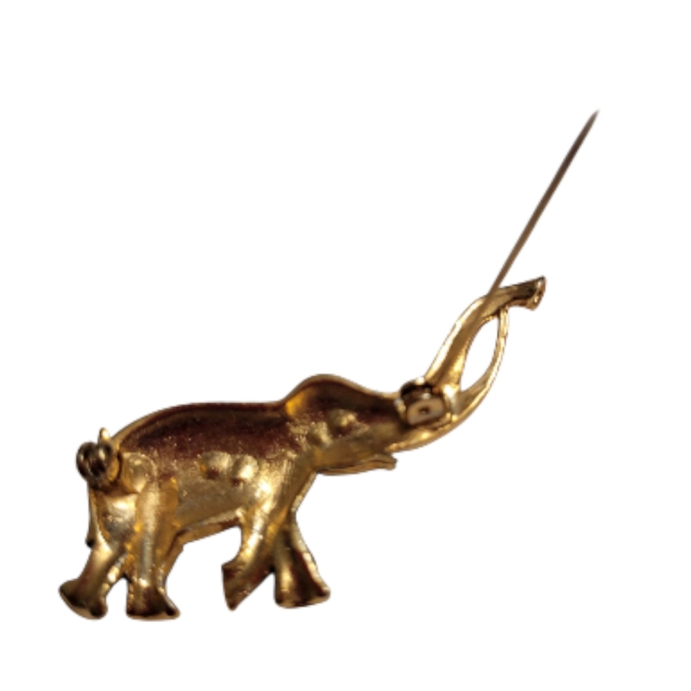 Vintage Elephant Brooch - Picture 5 of 5